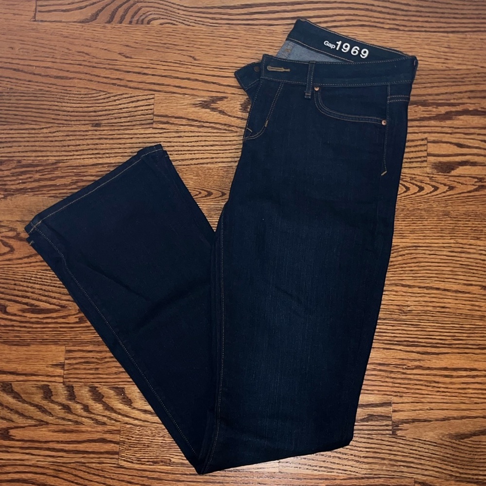 GAP 1969 Dark Indigo Perfect Bootcut Women’s Jeans